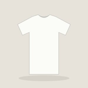 Koszulka basic z bawełny organicznej – biała